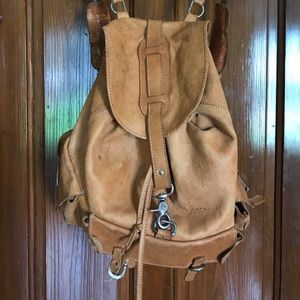 Vintage All Leather Backpack